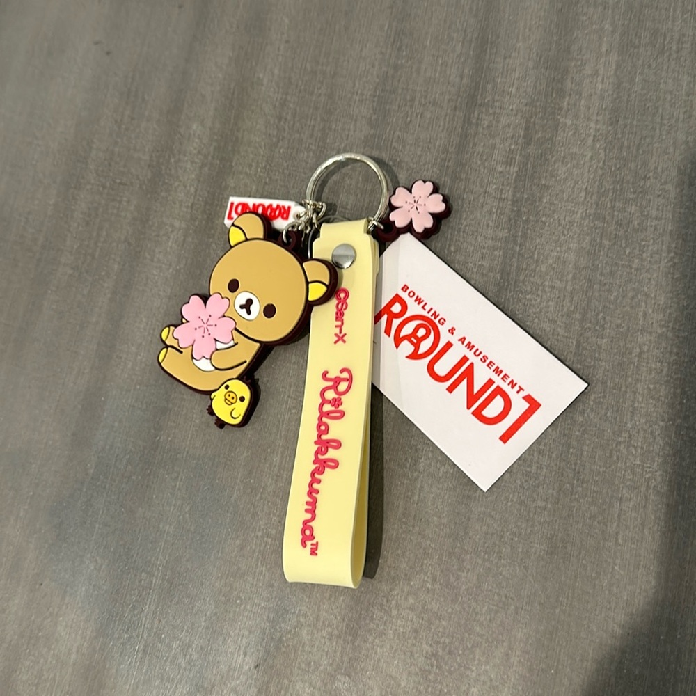 NWT San-X Rikakkuma Cherry Blossom Bear with Duck